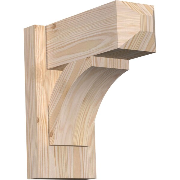 Ekena Millwork Thorton Craftsman Smooth Outlooker, Douglas Fir, 5 1/2"W x 12"D x 12"H OUT06X12X12THR04SDF - main
